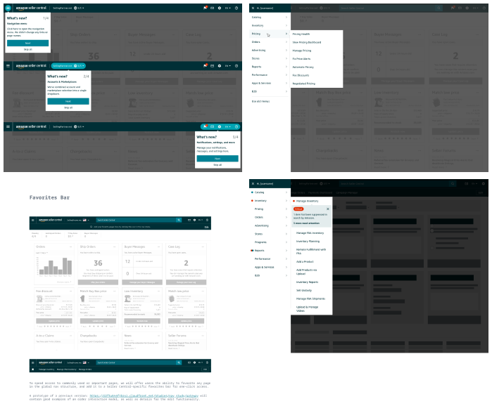 Global nav milestones